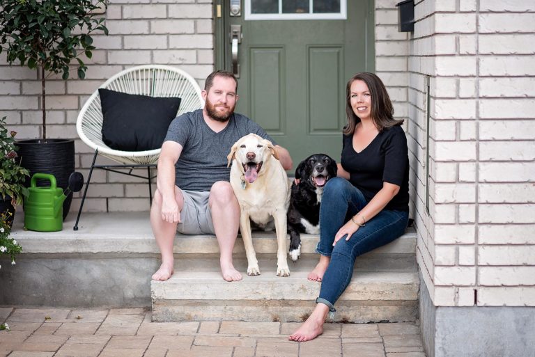 Ottawa Family and Pet Photographer | Pups on the Porch
