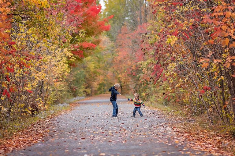 Ottawa Children’s Photographer | Brothers in the Fall