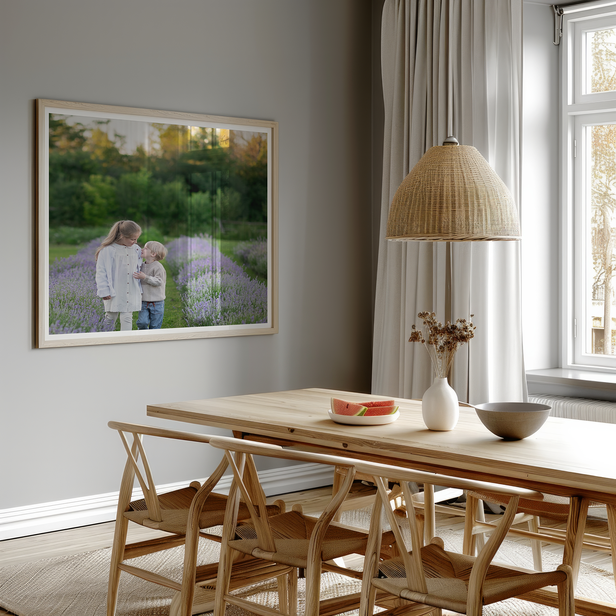 how to photograph your walls for artwork mockups